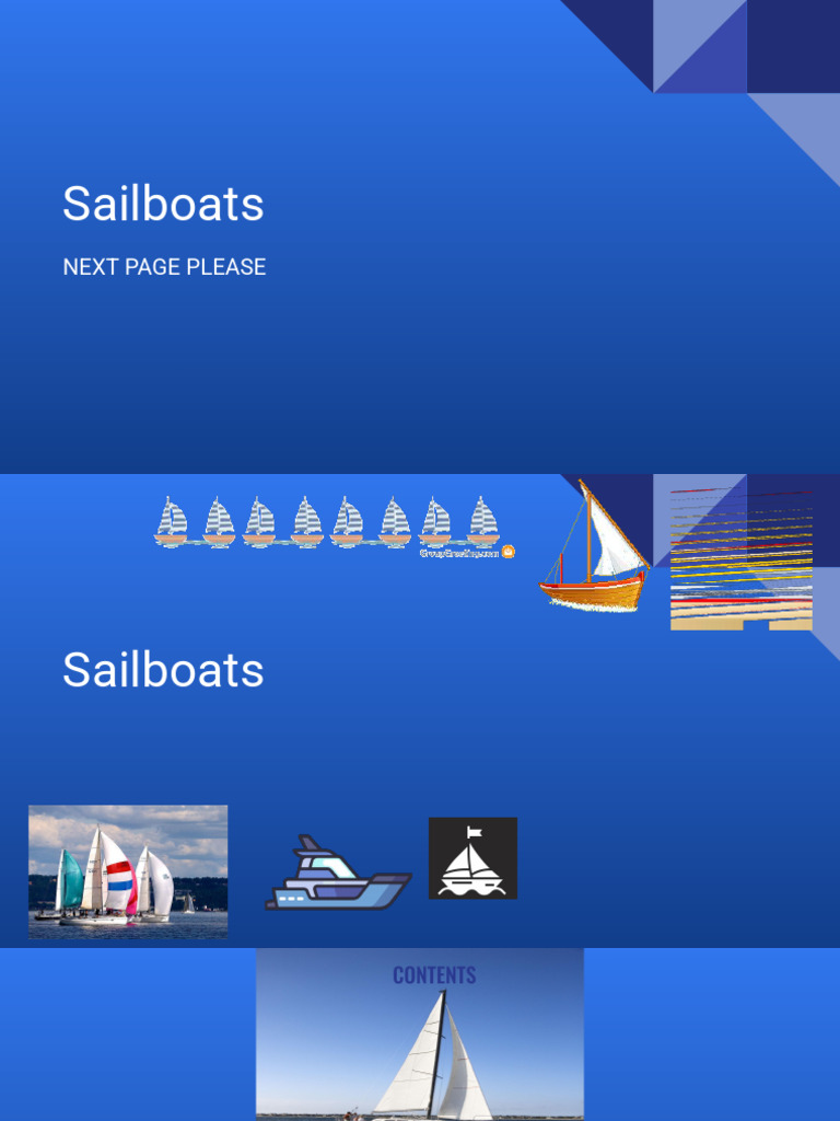 Sailboats | PDF