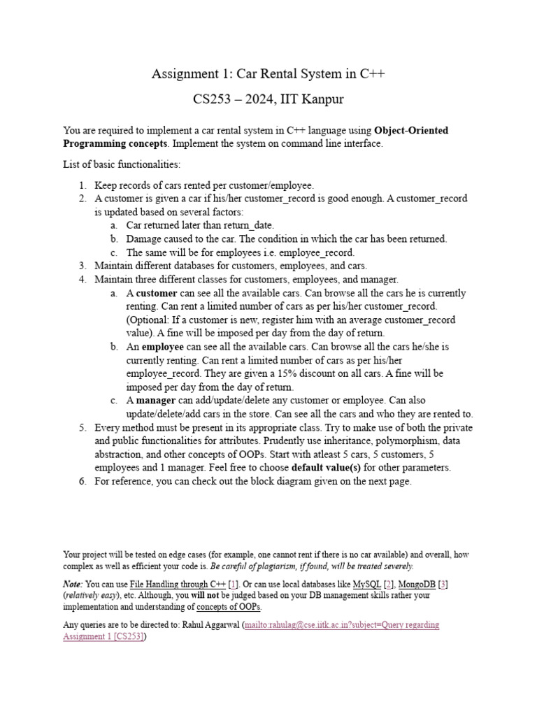 CPP Assignment | PDF
