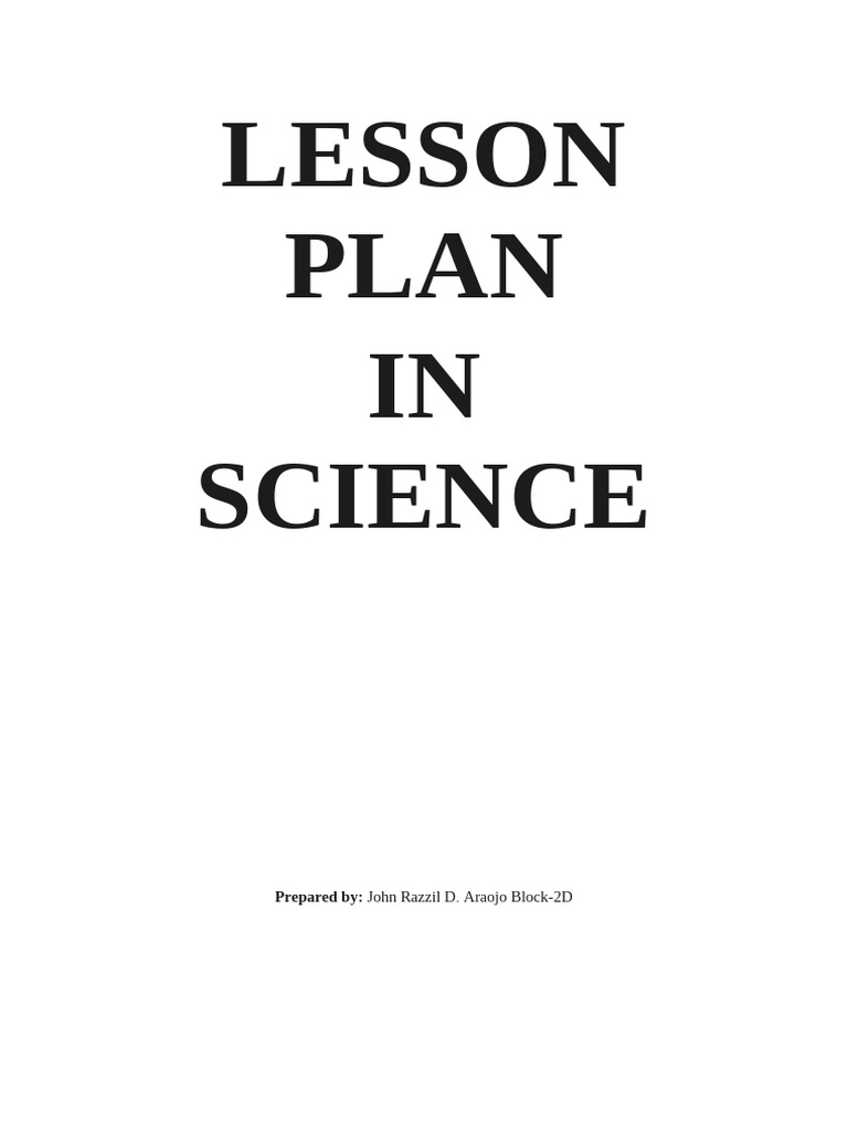 Lesson Plan John Razz I Lara Ojo | PDF