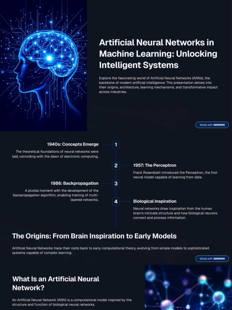 Artificial Neural Networks in Machine Learning Unlocking Intelligent ...