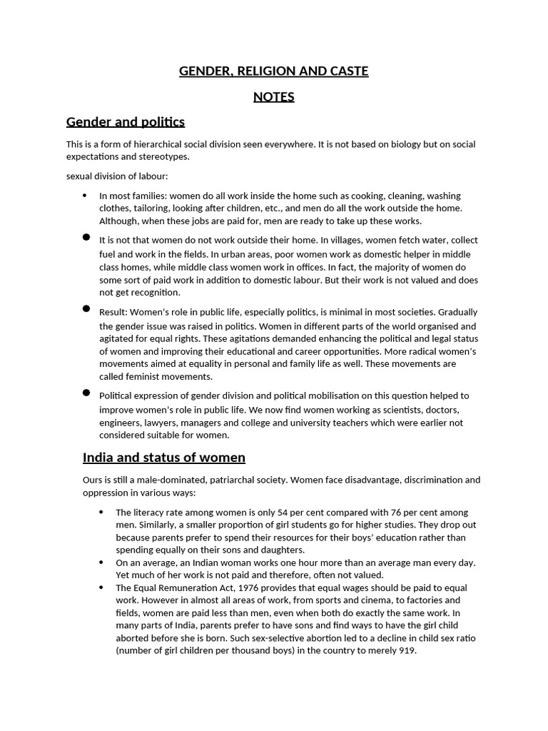 Gender | PDF
