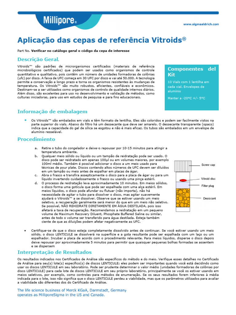Protocolo de Uso Dos Vitroids | PDF