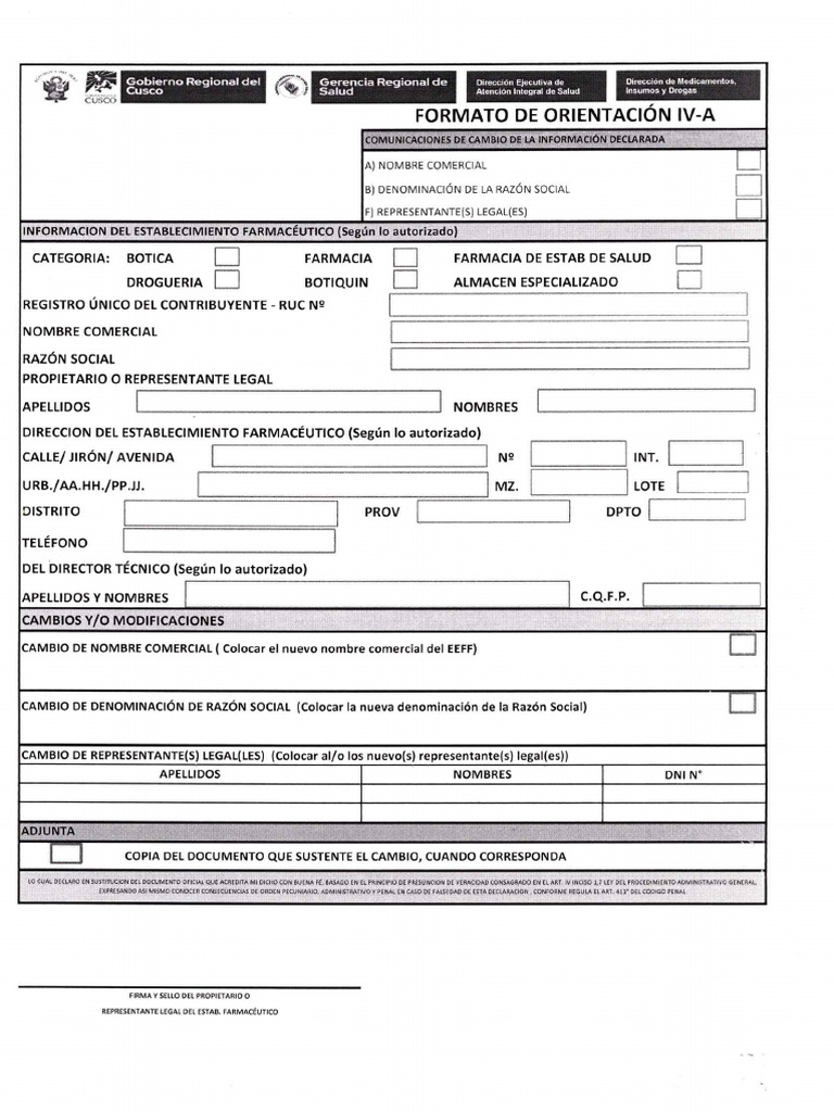 Formato Cambio de Razon Social | PDF