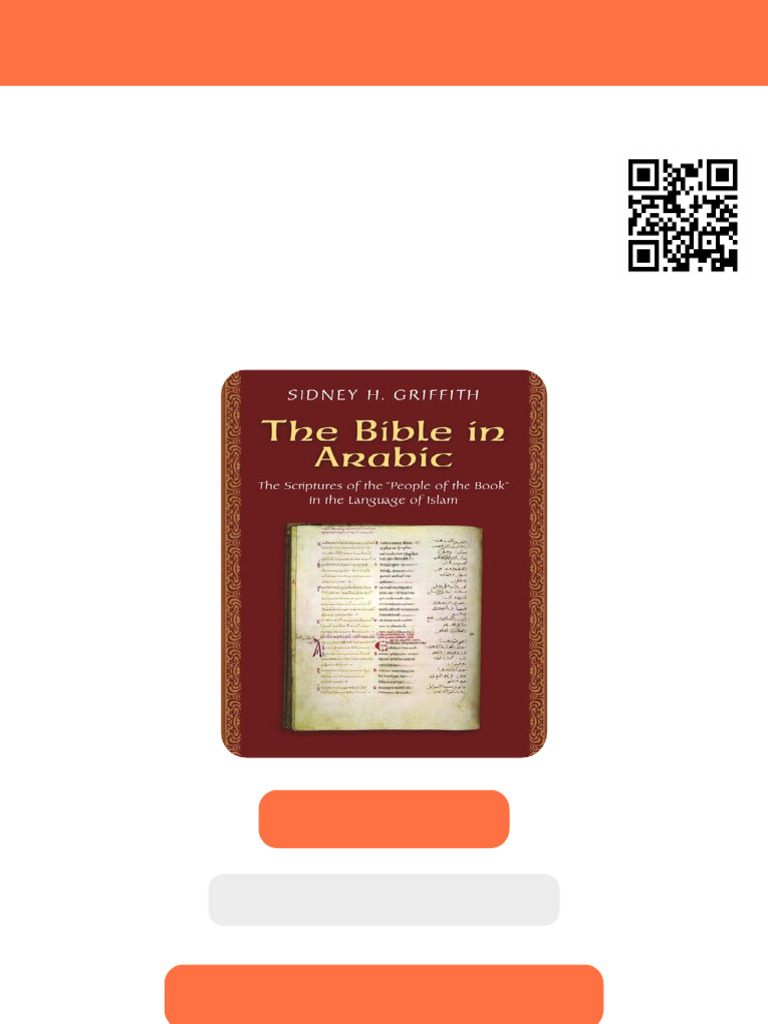 The Bible in Arabic The Scriptures of The People of The Book in The ...