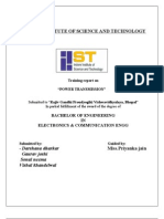 IIST Power Transmission Training Report
