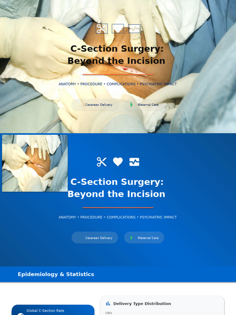 C-Section Surgery - Beyond The Incision | PDF