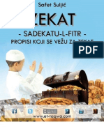 Zekat (Zekatu-L-Mal I Zekatu-L-Fitr) Propisi Koji Se Vežu Za Zekat