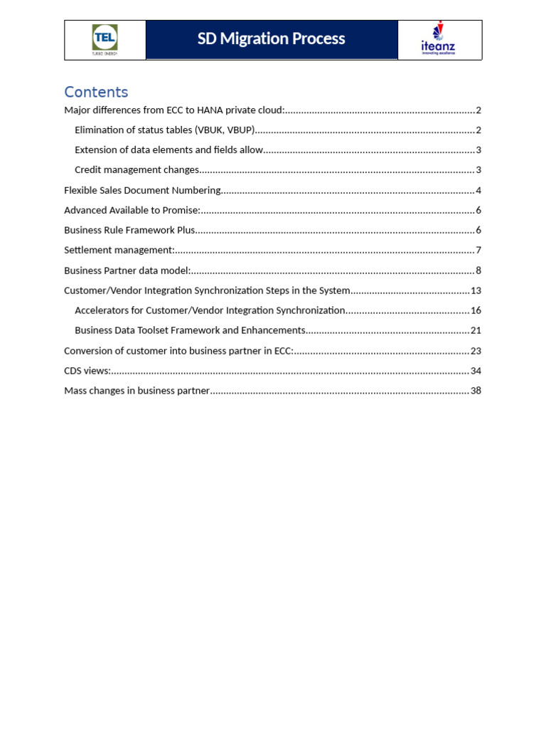SD Migration Process Presentation | PDF
