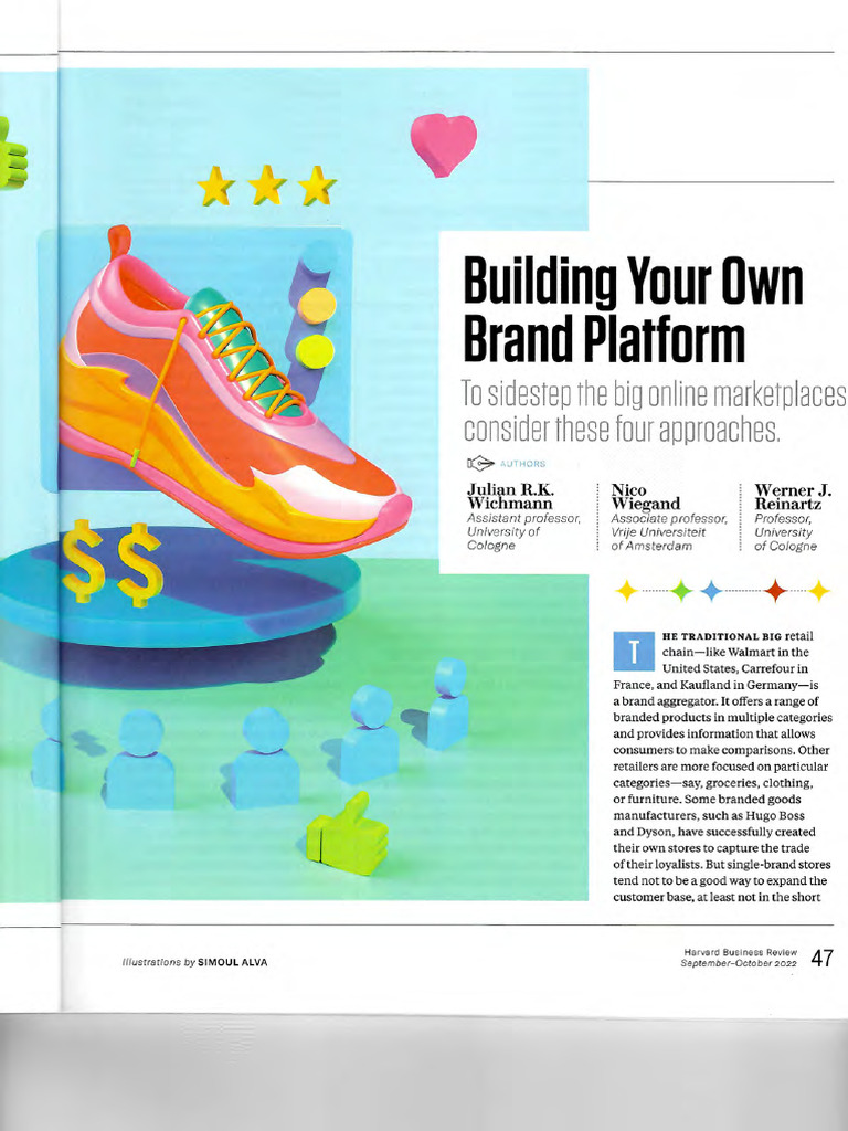 HBR - Building Your Own Brand Platform | PDF