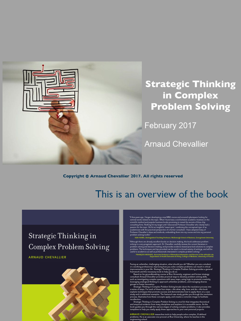 Strategic Thinking Overview | PDF
