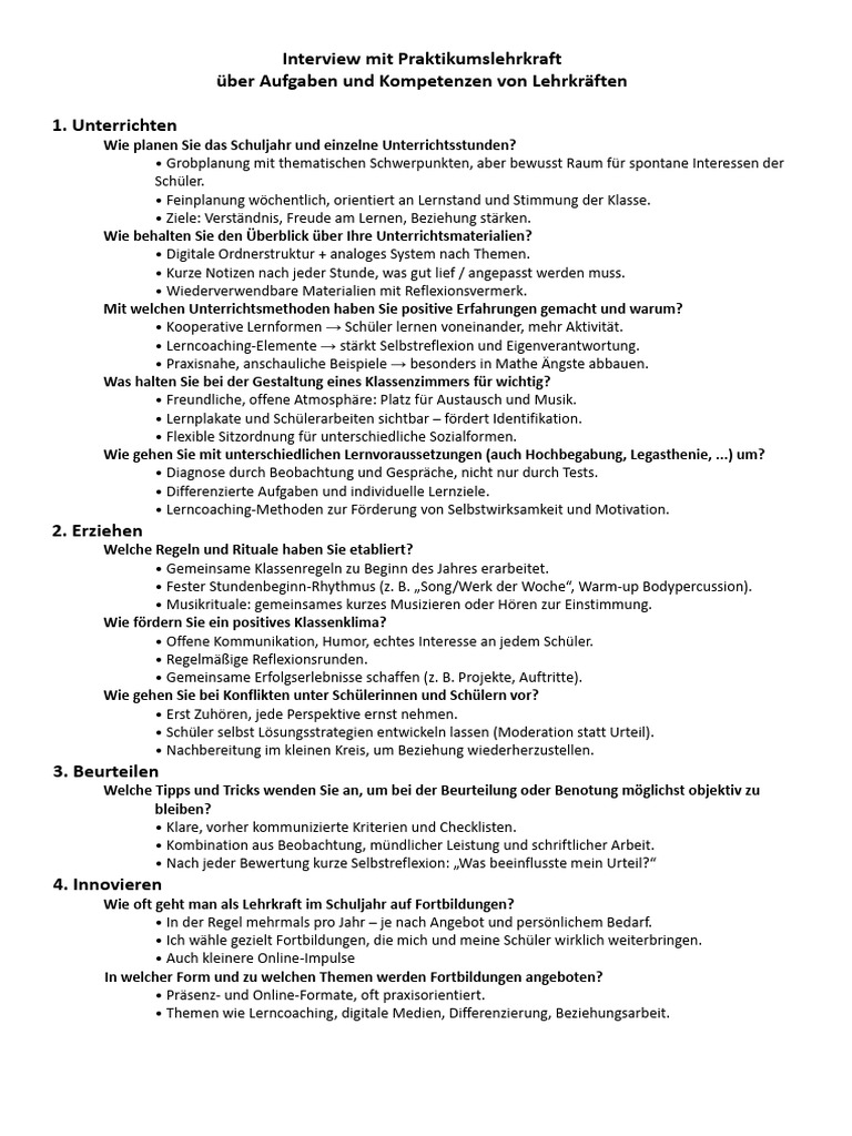 Interview Fragen | PDF