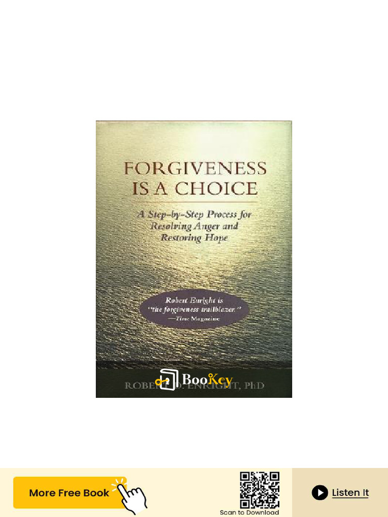 Forgiveness Is A Choice PDF | PDF