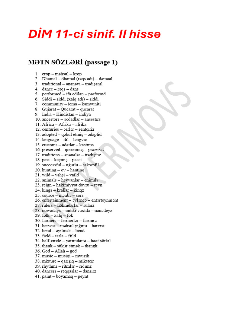11 Ci Sinif II Ci Hisse | PDF