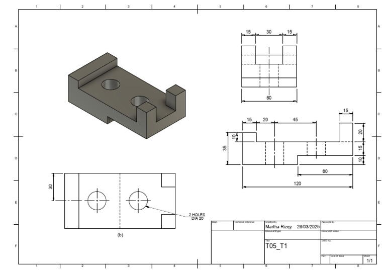 T05 - T1 Drawing v2 | PDF
