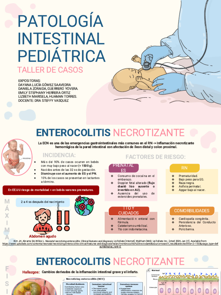 Enterocolitis Necrotizante y Obstrucciones Intestinales | PDF