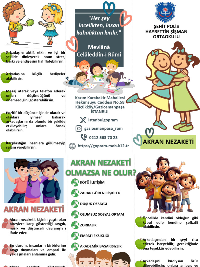 Akran Nezaketi Brosur VELİ | PDF