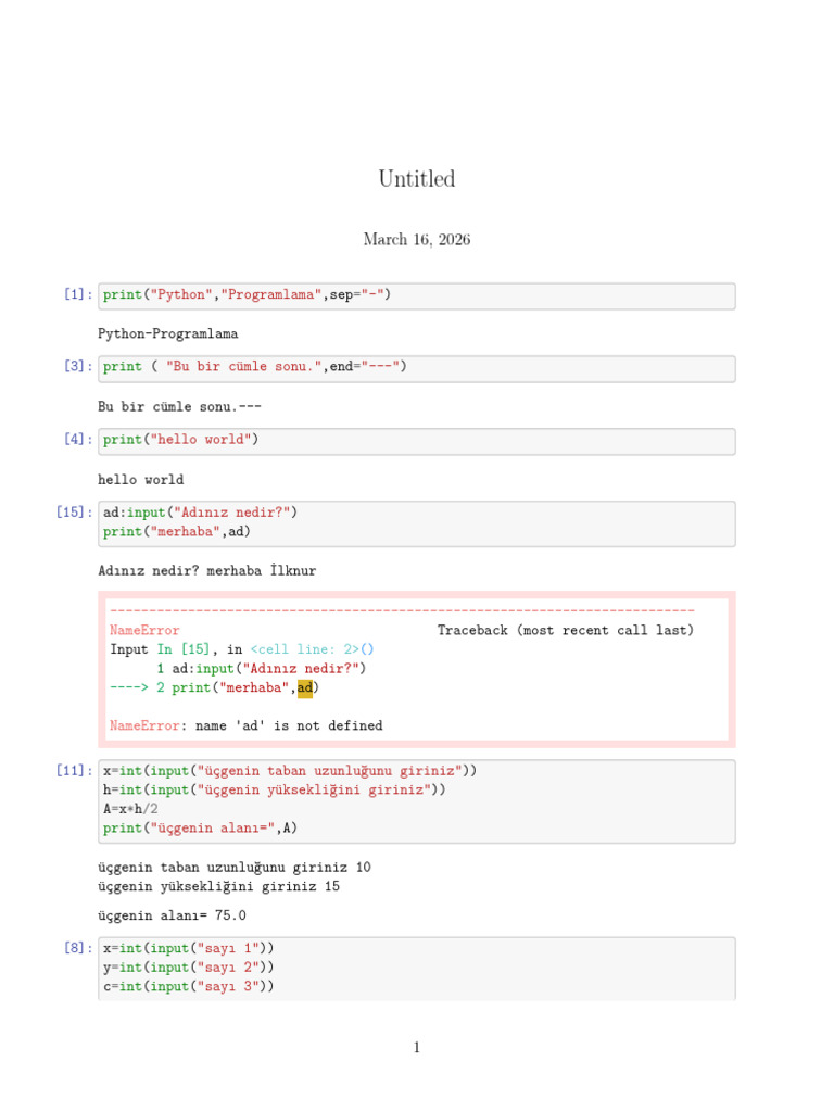 Untitled: "Python" "Programlama" "-" | PDF