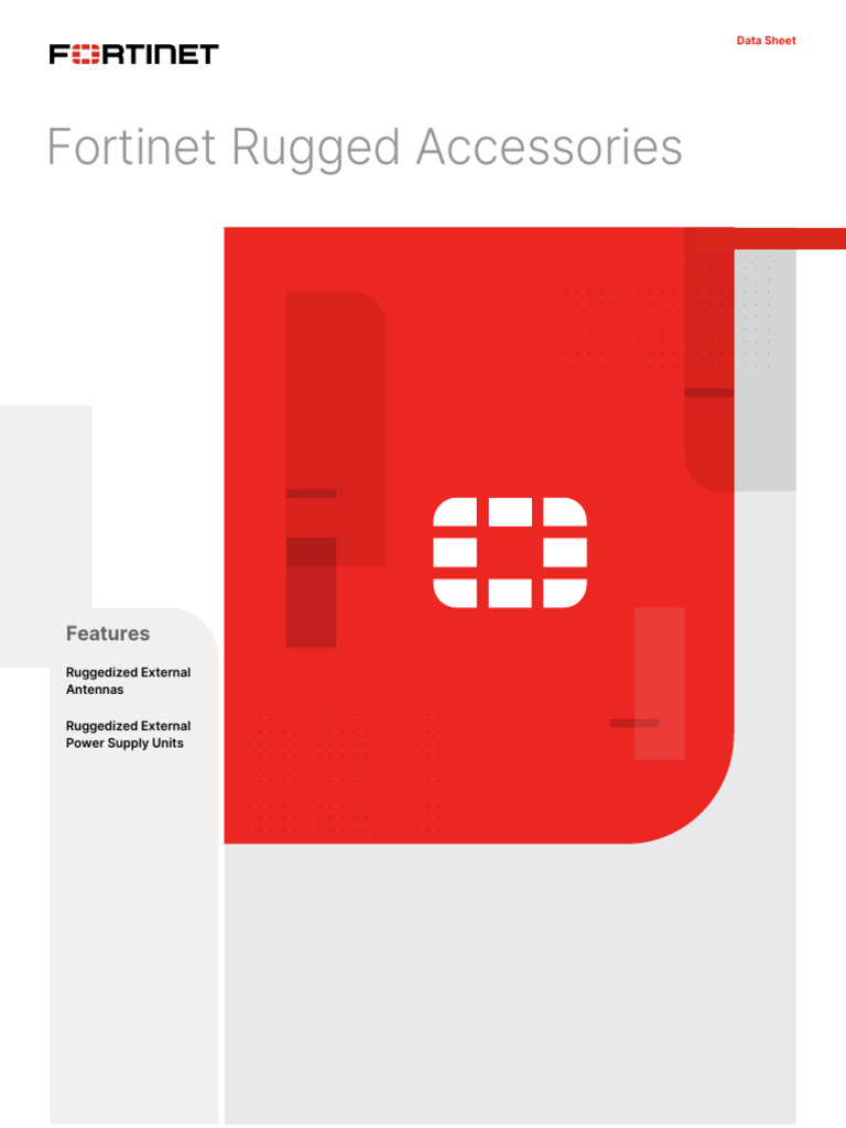 Fortinet Rugged Accessories | PDF