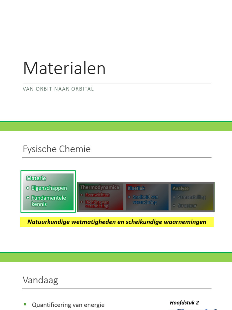 Lec 1. Materialen - Het Atoommodel | PDF
