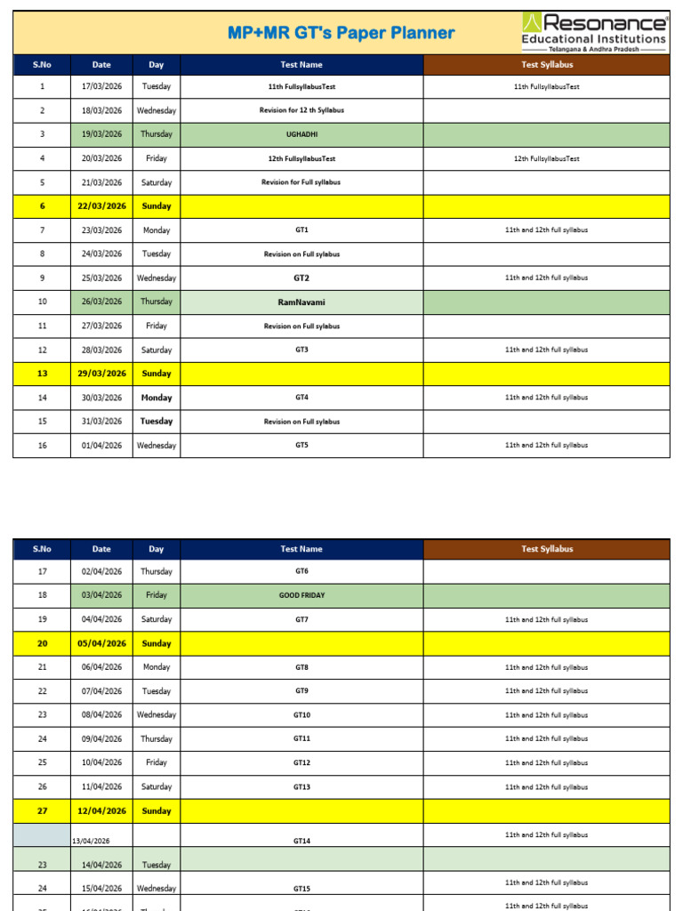 MP + MR - GT - Papers Planner | PDF