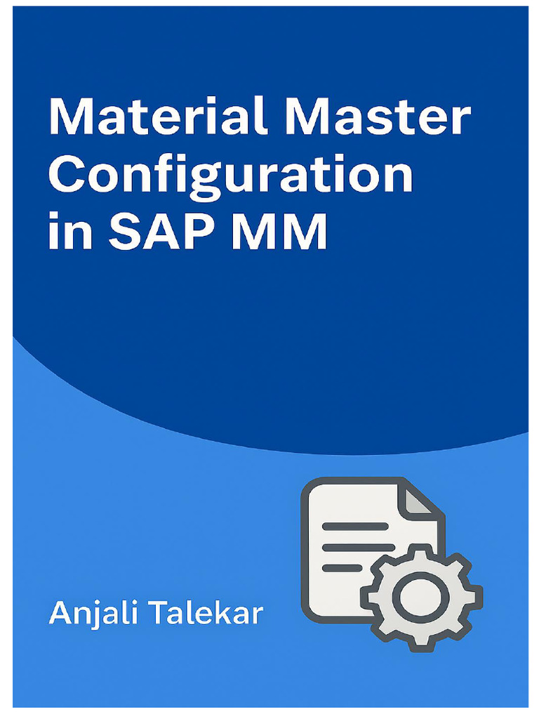 Material Master Configuration 1757699924 | PDF