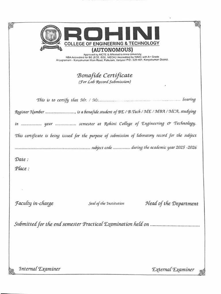 Drawing File Front Page | PDF