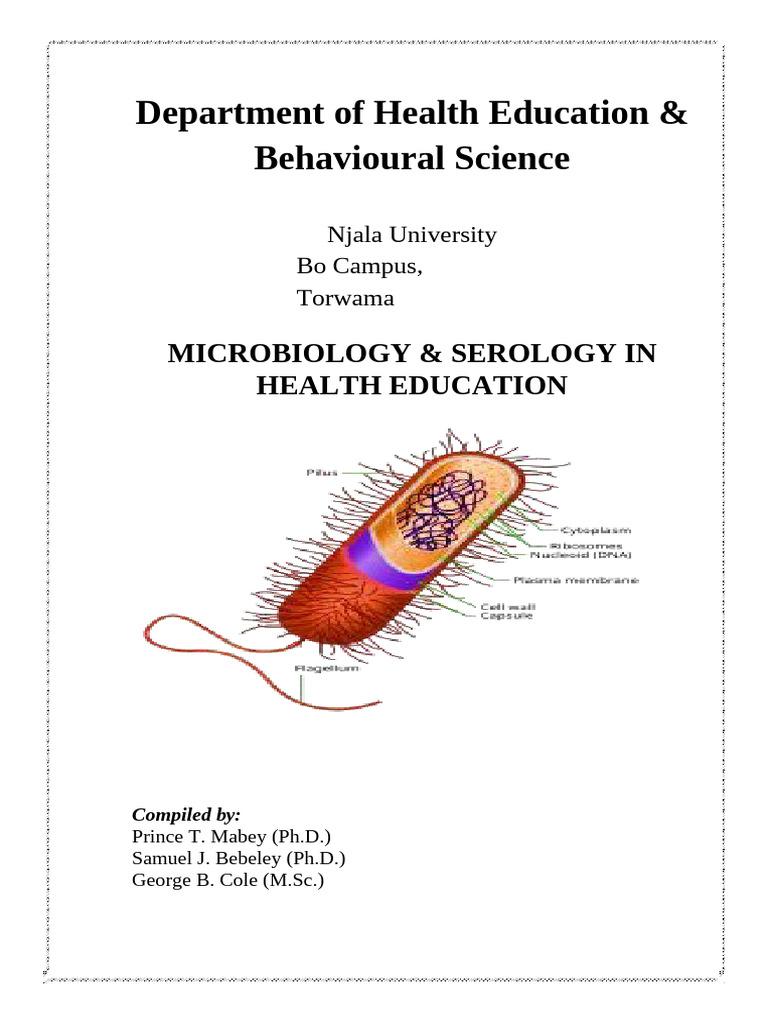 Microbiology and Serology Lecture Note - PDF 2 | PDF | Bacteria ...