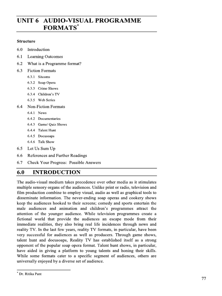 Unit 6 | PDF
