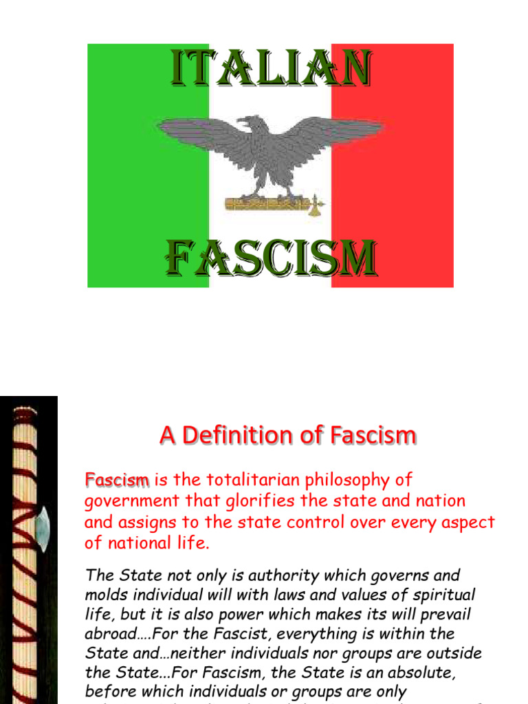 Italian Fascism | PDF