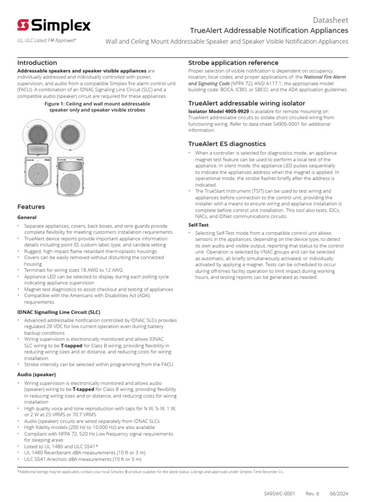 S49SWC 0001 | PDF