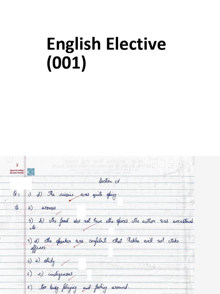 English Elective | PDF