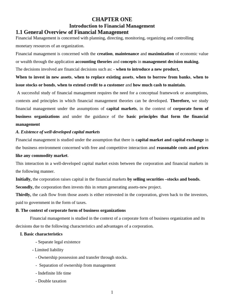 FM CH 1 | PDF