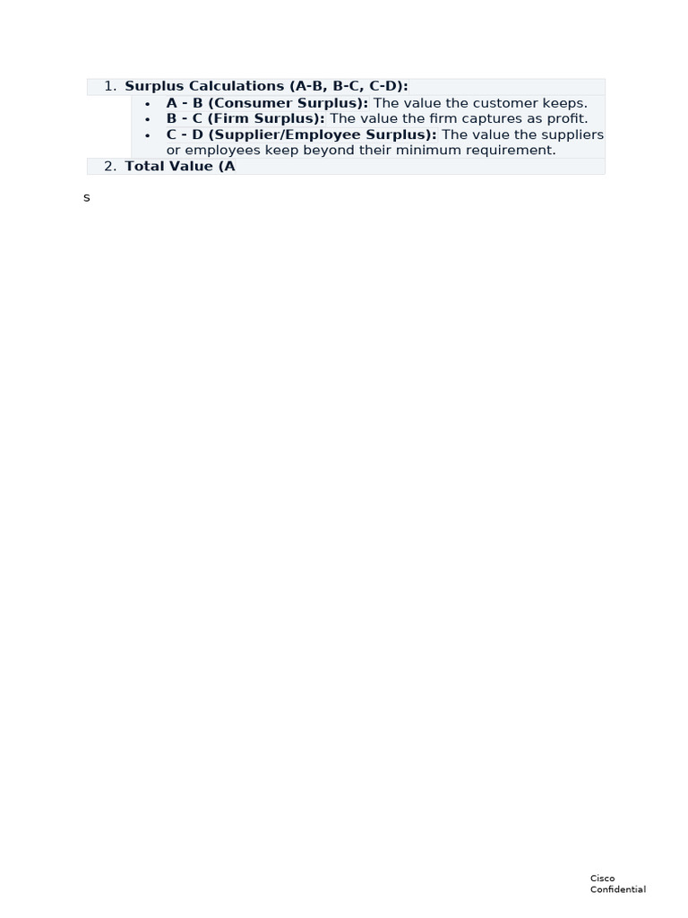Surplus Calculations | PDF