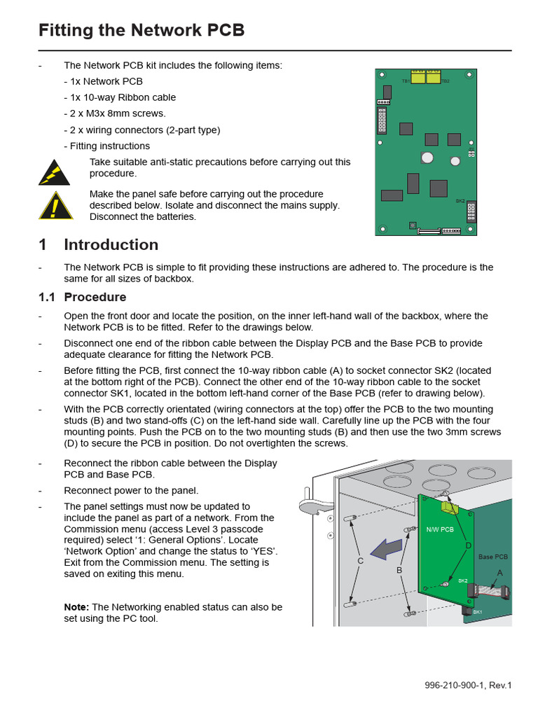 Network Card Instructions Sheet | PDF