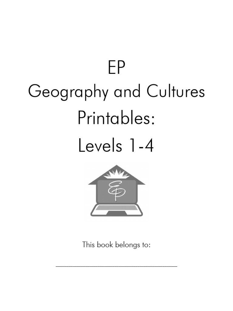 Geography 1 4 Printables For Site | PDF