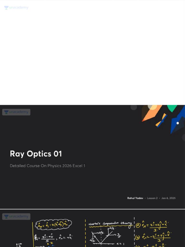 Ray Optics 01 With Anno | PDF