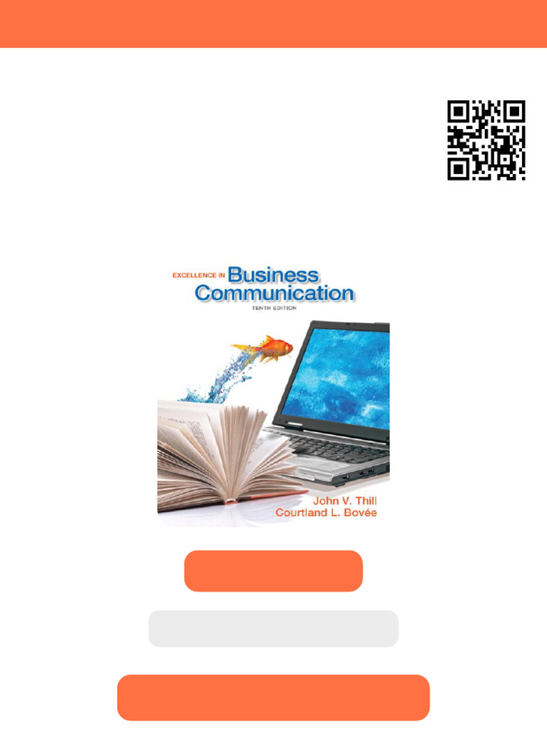 Excellence in Business Communication 10th Edition John V. Thill Ebook ...