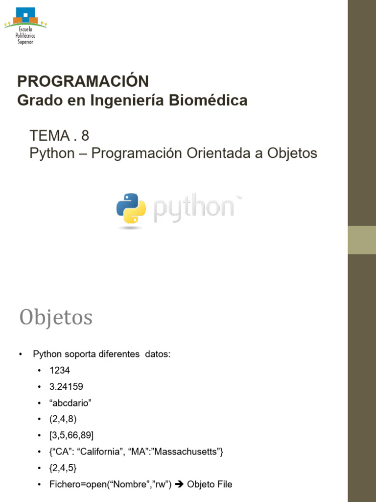 Objetos | PDF | Herencia (Programación Orientada a Objetos) | Objeto ...