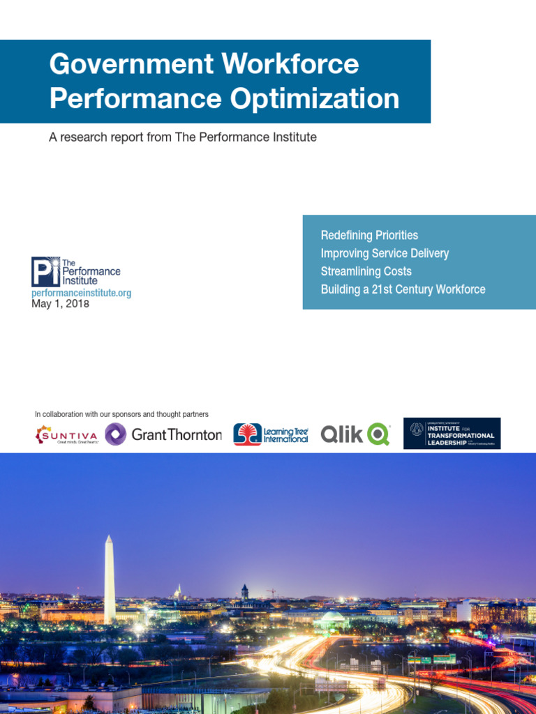 Government Workforce Performanc - The Performance Institute | PDF