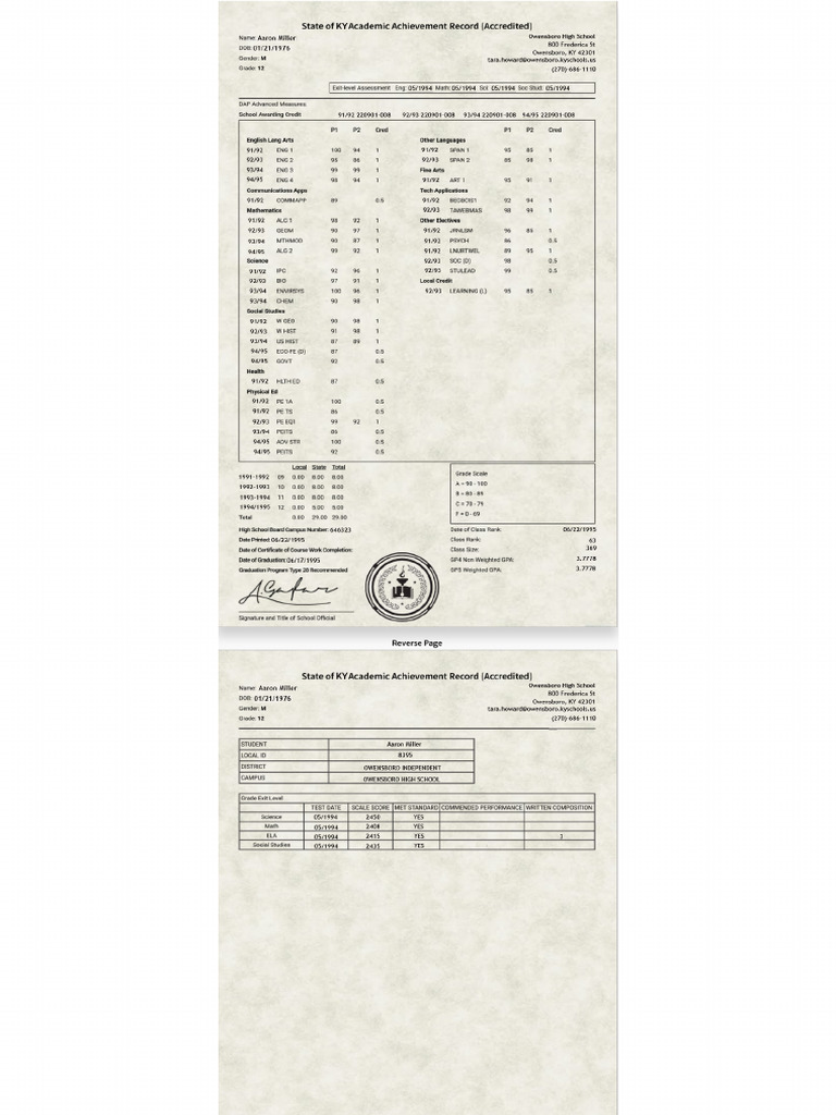 Transcript School Conv 2 PDF | PDF