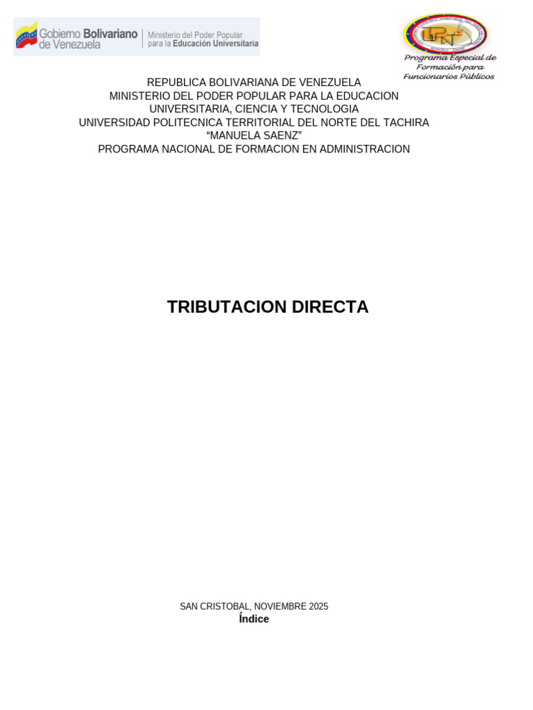 Tarea 2 Tributacion Directa | PDF | Impuestos | Impuesto sobre la renta