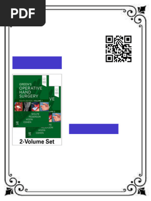 Green's Operative Hand Surgery: 2-Volume Set 8th Edition Scott W