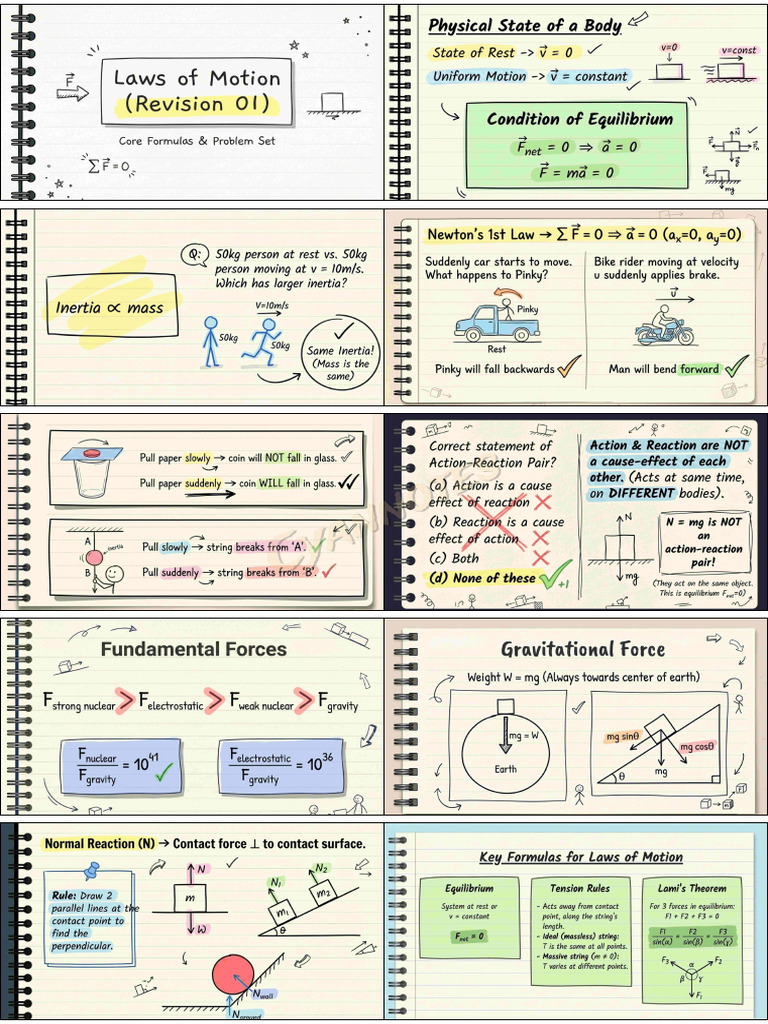 Master Laws of Motion | PDF