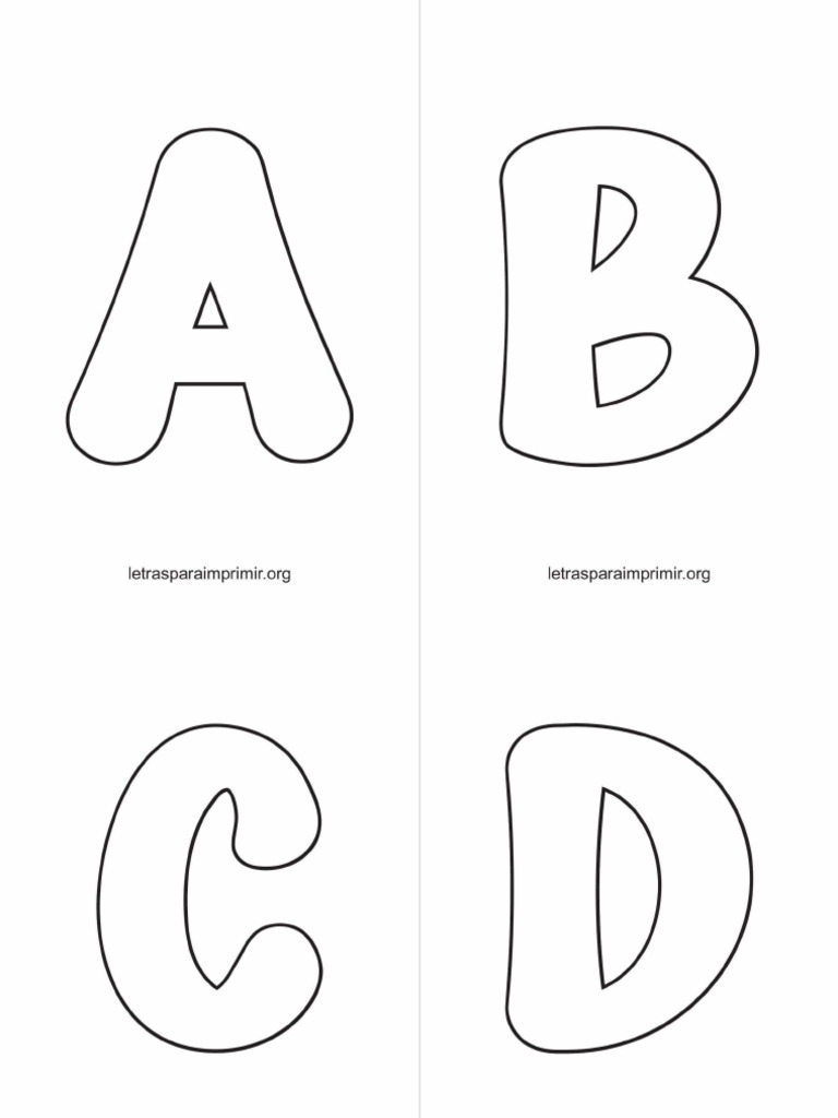 Letras A4 x2 | PDF