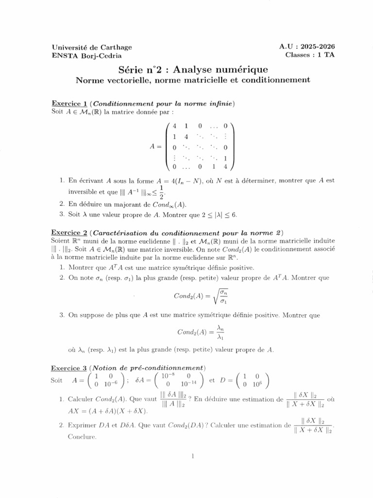 Td2 Analyse Num | PDF