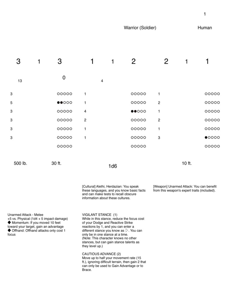 SL019 Warrior Bridge Runner | PDF