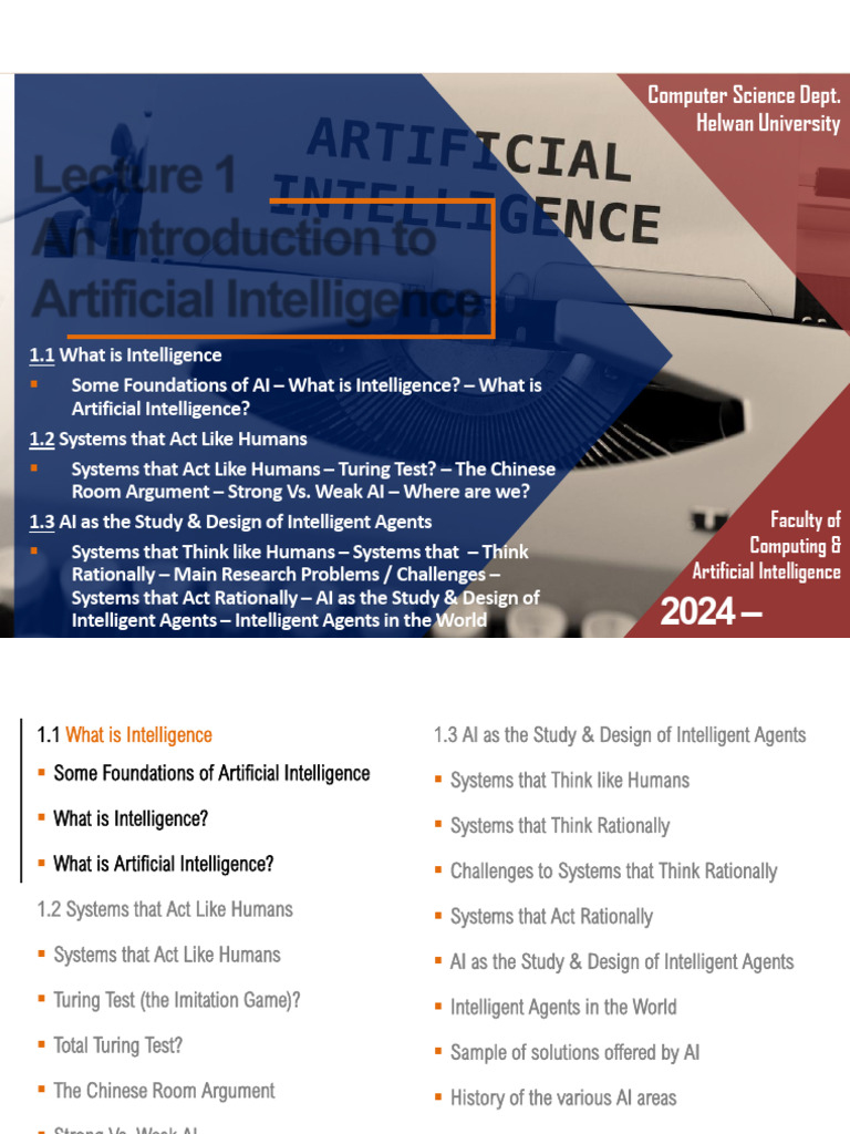 Lec 1 AI | PDF