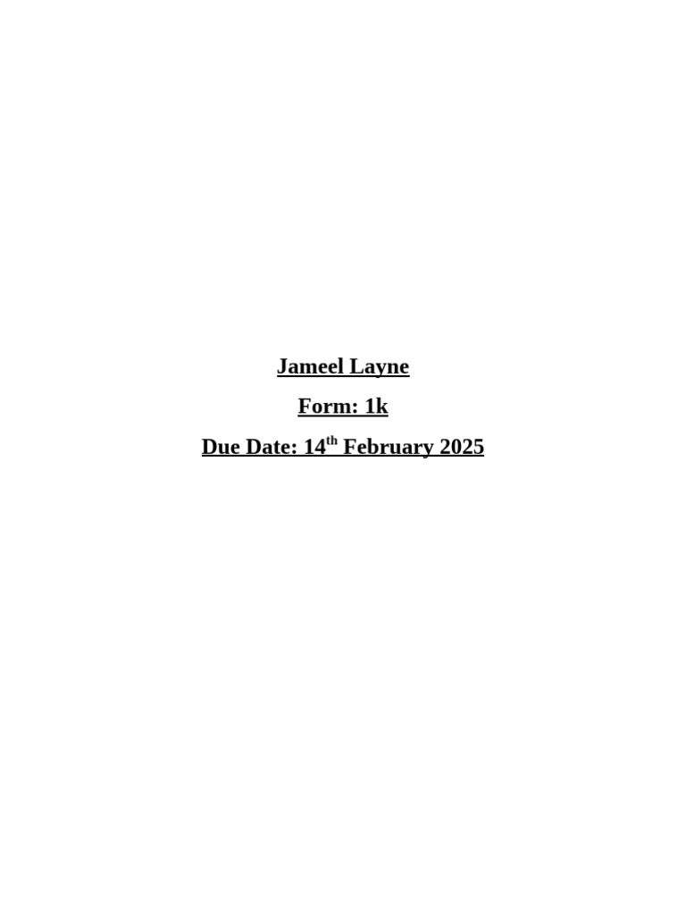 Jameel Essay | PDF