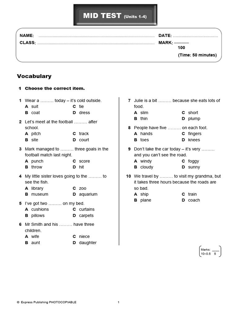 MID Test | PDF