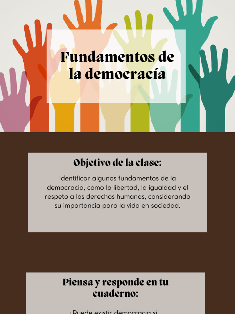 Fundamentos de La Democracía | PDF | Democracia | Ideologías políticas
